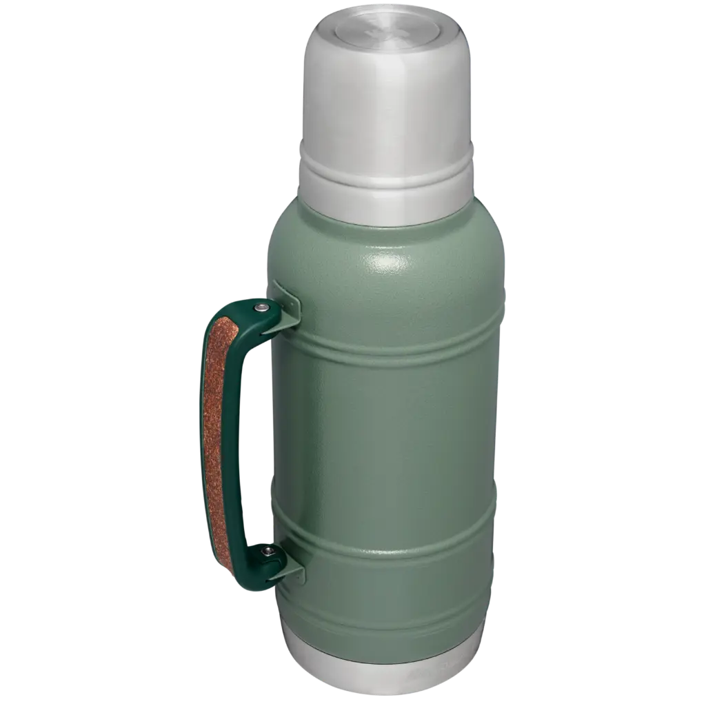 Web_PNG_Square-The Artisan Thermal Bottle 1.5QT - 1.4L - Hammertone Green - Hero Back.webp