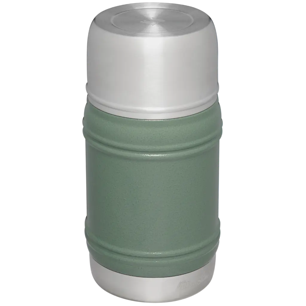 Web_PNG_Square-The Artisan Thermal Food Jar 17oz - 0.50L - Hammertone Green - Hero Back.webp