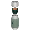 Web_PNG_Square-The Artisan Thermal Food Jar 17oz - 0.50L - Hammertone Green - Hero Exploded.webp