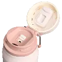 Web_PNG_Square-FACE+FORCE The IceFlow Aerolight Bottle Twist Flip 24OZ - Rose Quartz - Lid Detail.webp