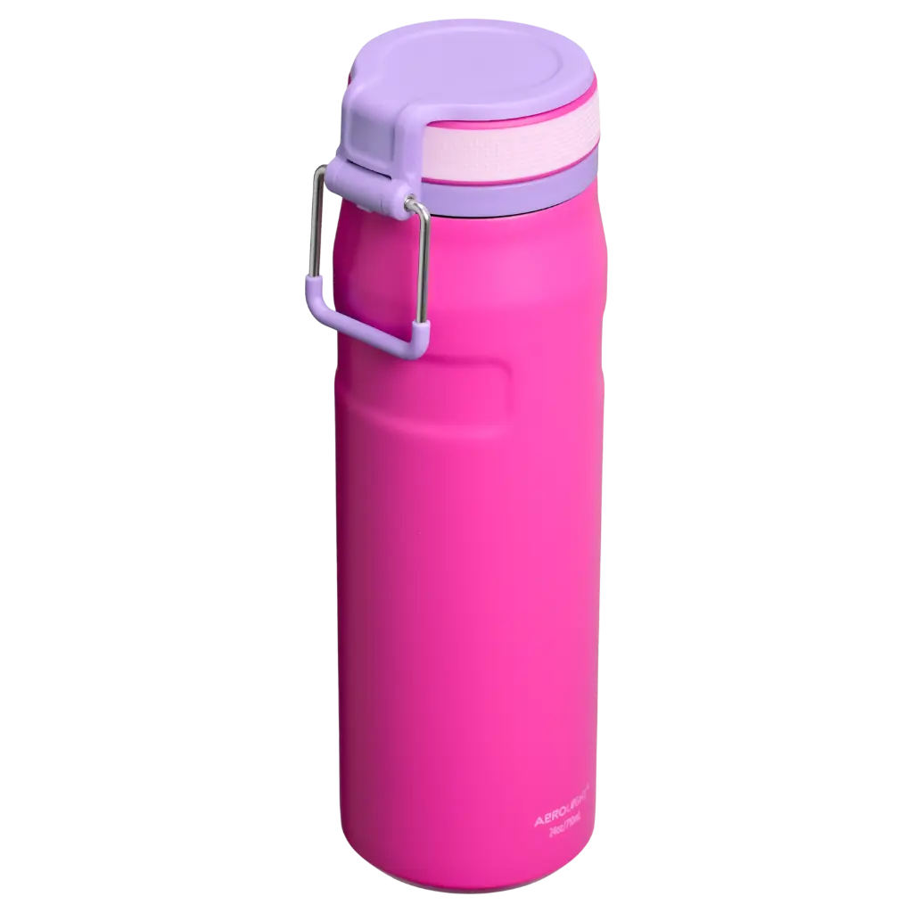 Web_PNG_Square-FACE+FORCE The IceFlow Aerolight Bottle Twist Flip 24OZ - Violet Blossom - Hero Back.webp
