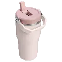 Web_PNG_Square-The IceFlow™ Flip Straw 2.0 Tumbler 20OZ - Rose Quartz 2.0 - Hero Back.webp
