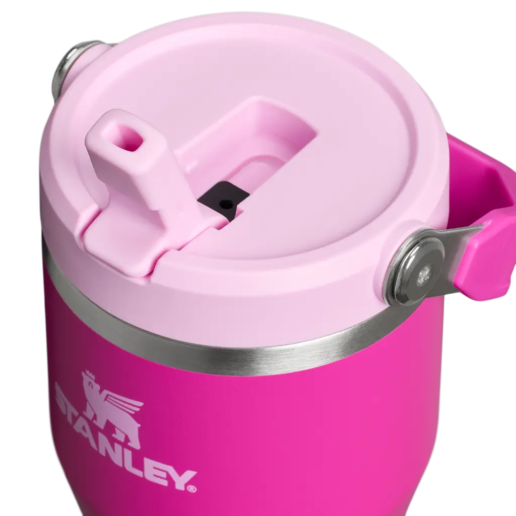 Web_PNG_Square-HOFFMAN+ZEB The IceFlow Flip Straw 2.0 Tumbler 20OZ - Violet Blossom - Lid Detail.webp