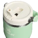 Web_PNG_Square-HOFFMAN+ZEB The IceFlow Flip Straw 2.0 Tumbler 20OZ - Pistachio - Lid Detail.webp