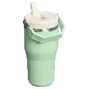 Web_PNG_Square-HOFFMAN+ZEB The IceFlow Flip Straw 2.0 Tumbler 20OZ - Pistachio - Hero Back.webp