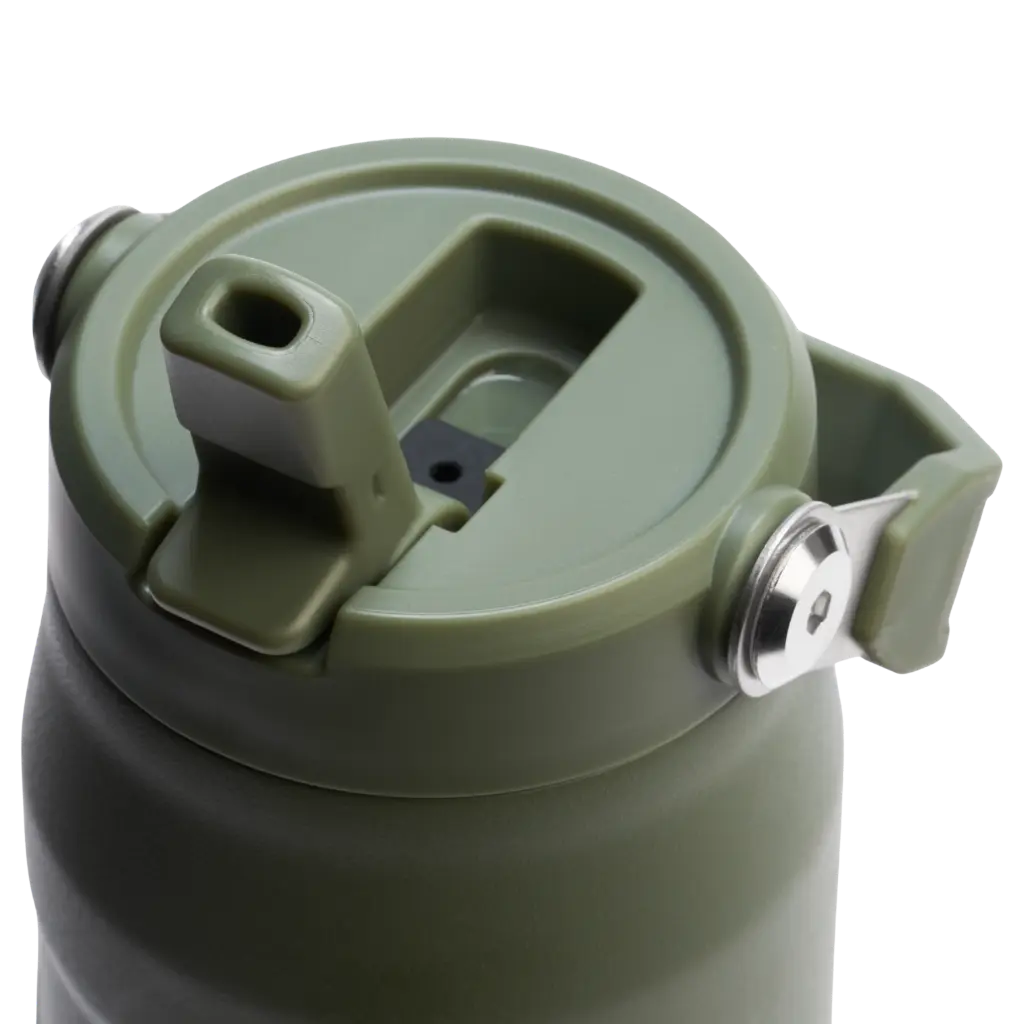 Web_PNG_Square-The IceFlow Aerolight Bottle Flip Straw 2.0 24OZ - Dried Pine - Lid Detail.webp