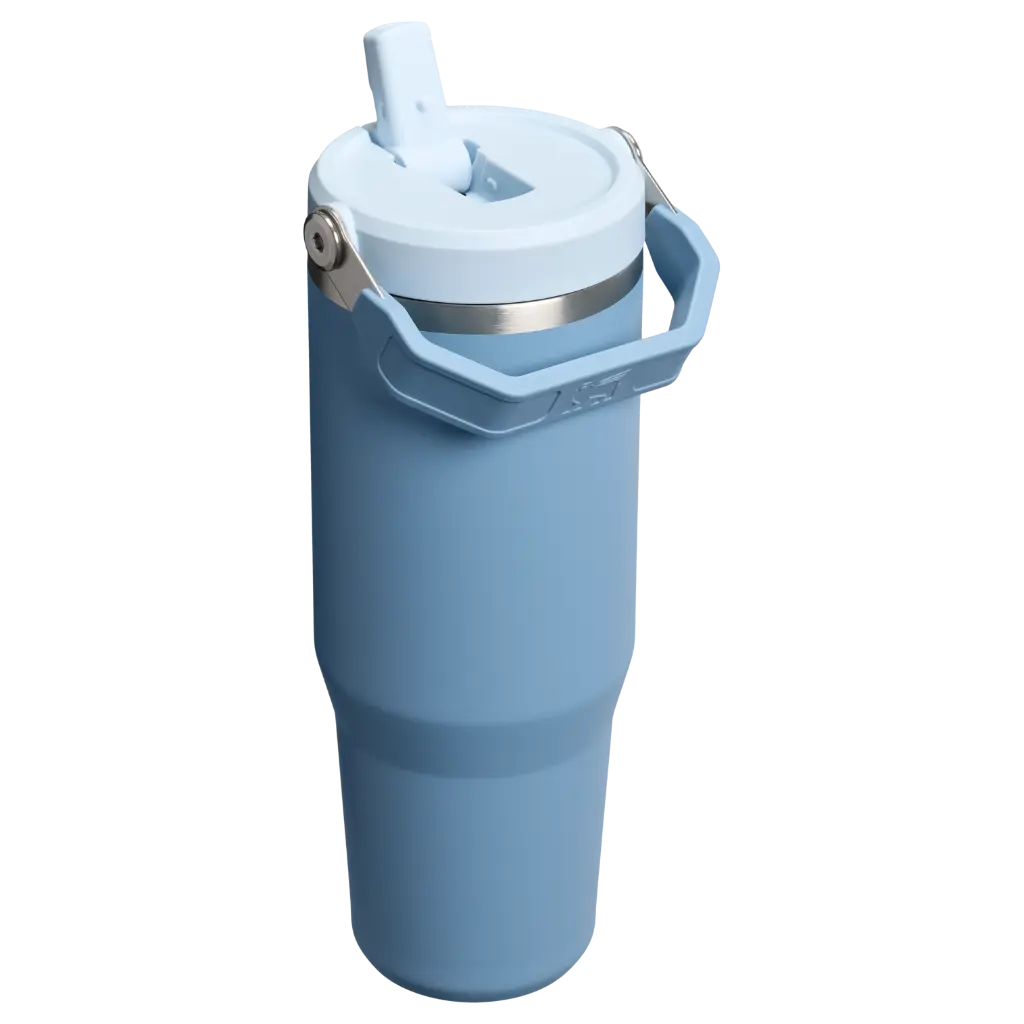 Web_PNG_Square-The IceFlow Flip Straw 2.0 Tumbler 30OZ - Indigo - Hero Back.webp
