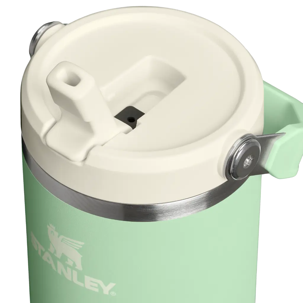 Web_PNG_Square-The IceFlow Flip Straw 2.0 Tumbler 30OZ - Pistachio - Lid Detail.webp