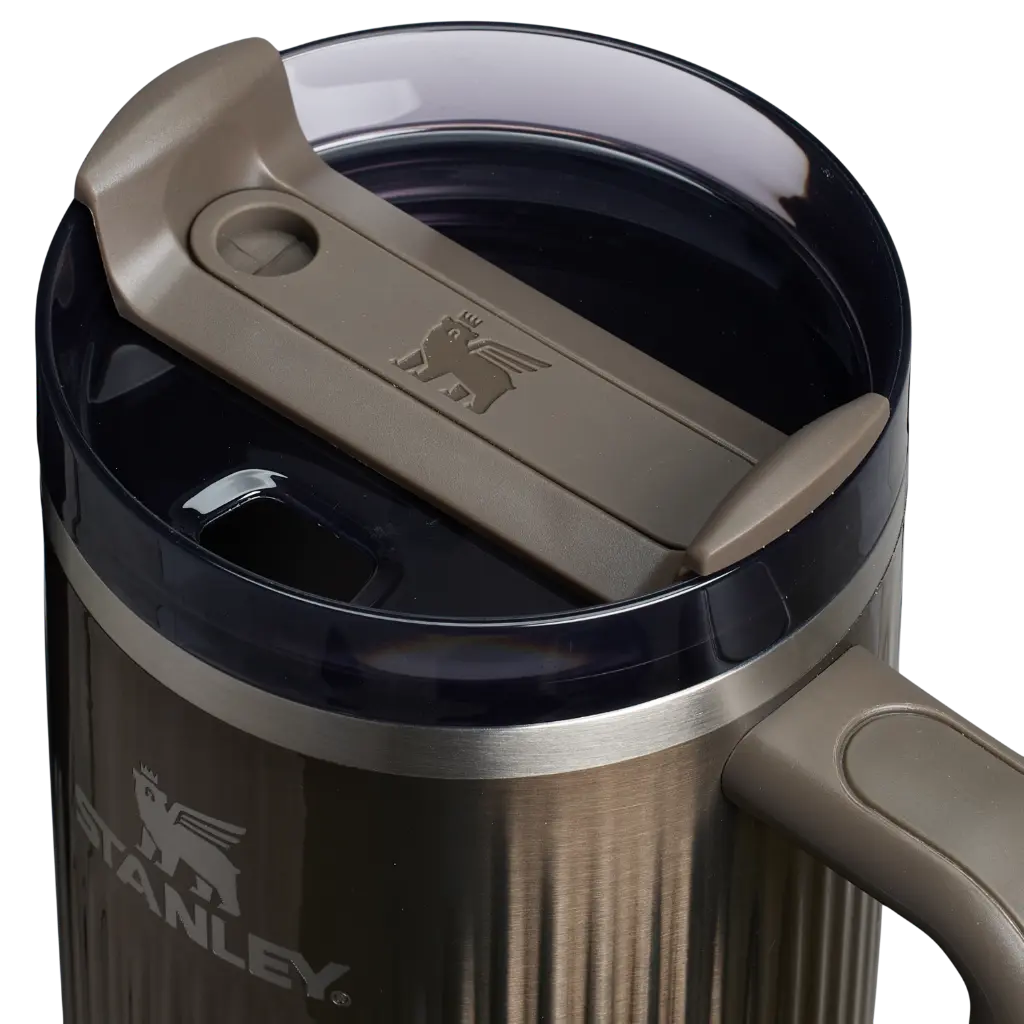 Web_PNG_Square-The Quencher Fluted Texture Tumbler 40OZ - Gunmetal Shine - Lid Detail.webp