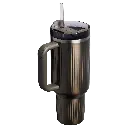 Web_PNG_Square-The Quencher Fluted Texture Tumbler 40OZ - Gunmetal Shine - Hero Back.webp