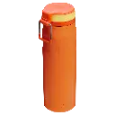 Web_PNG_Square-The IceFlow™ Aerolight™  Bottle Twist Flip  24OZ - Goldenrod Coral - Hero Back.webp