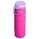 Web_PNG_Square-FACE+FORCE The IceFlow Aerolight Bottle Twist Flip 24OZ - Violet Blossom - Hero Back.webp