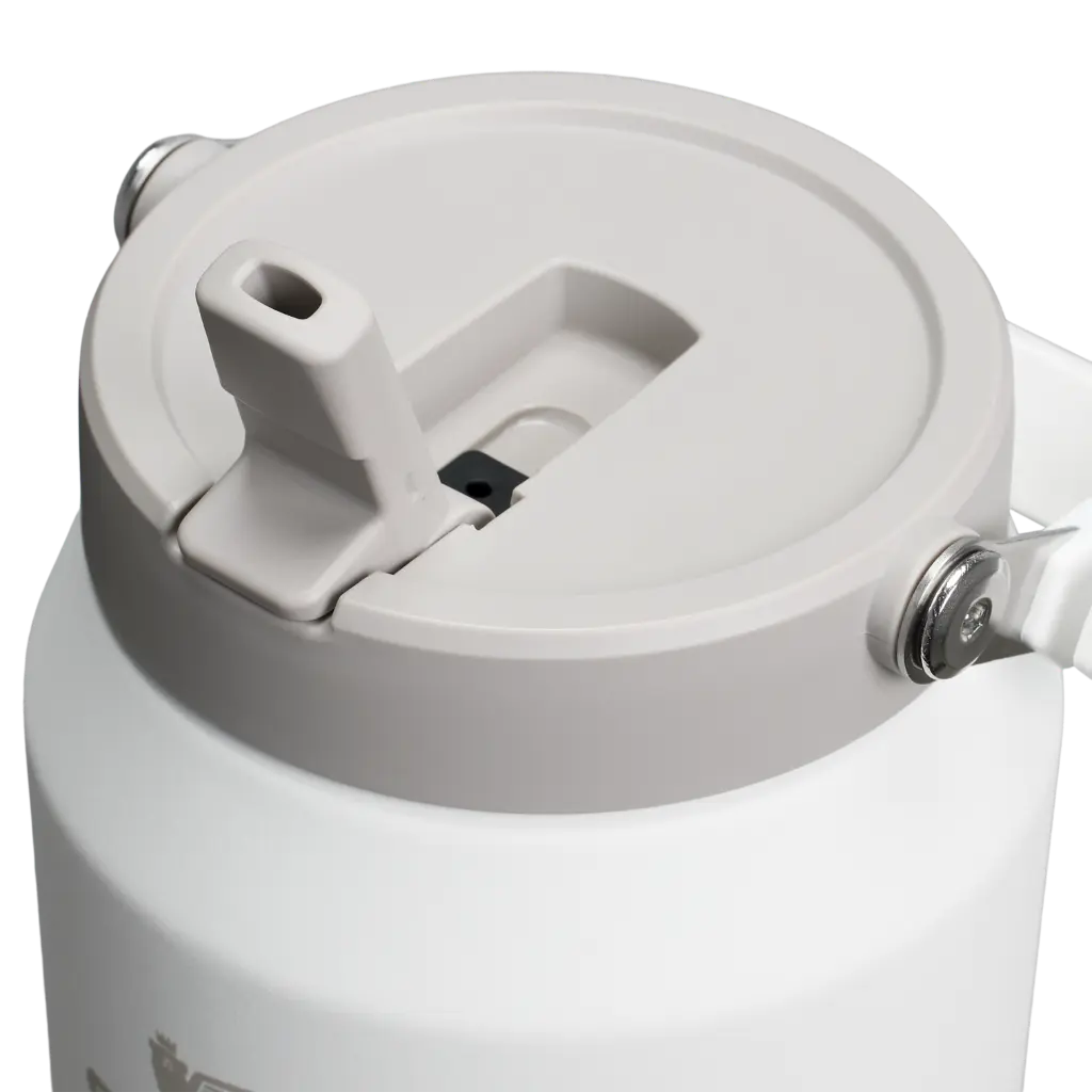 Web_PNG_Square-The IceFlow Flip Straw 2.0 Jug 64OZ - Frost - Lid Detail.webp