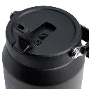 Web_PNG_Square-The IceFlow™ Flip Straw 2.0 Jug 64OZ - Black 2.0 - Lid Detail.webp