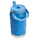Web_PNG_Square-The IceFlow™ Flip Straw 2.0 Jug 64OZ - Azure - Hero Back.webp
