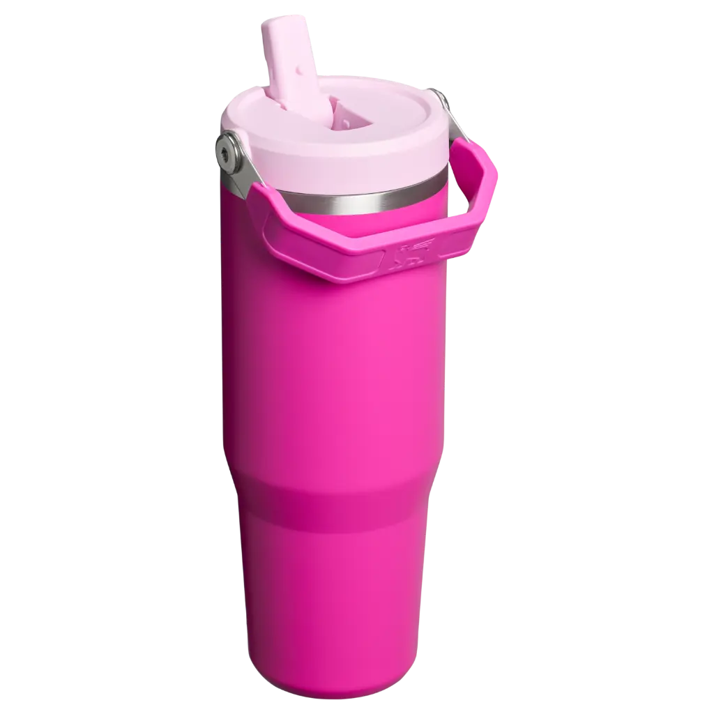 Web_PNG_Square-The IceFlow Flip Straw 2.0 Tumbler 30OZ - Violet Blossom - Hero Back.webp