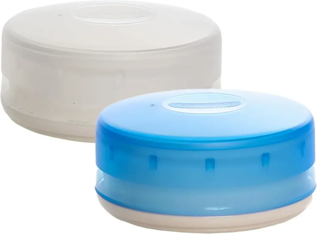 GoTubb 2-Pack Large, Round Clear/Blue