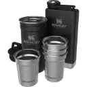 The Pre-Party Shot Glass + Flask Set